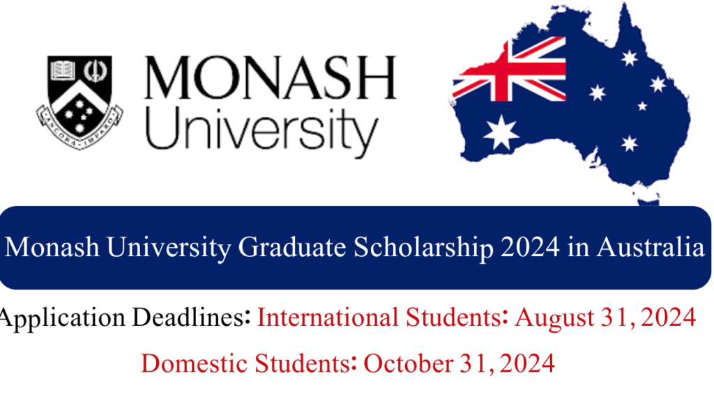 Monash University Graduate Scholarship 2024 in Australia