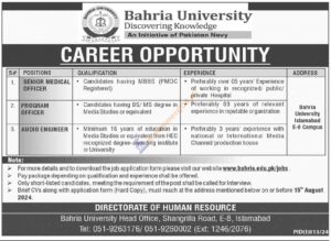 Bahria-University-Job-ad-