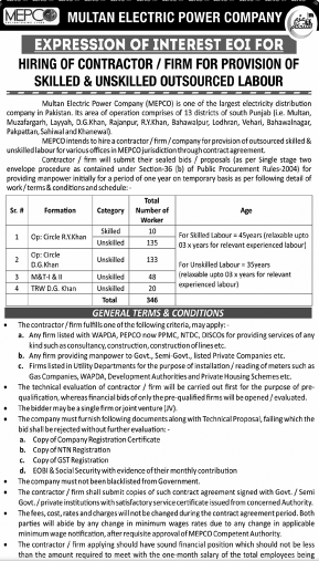 Multan Electric Power Company MEPCO Jobs1