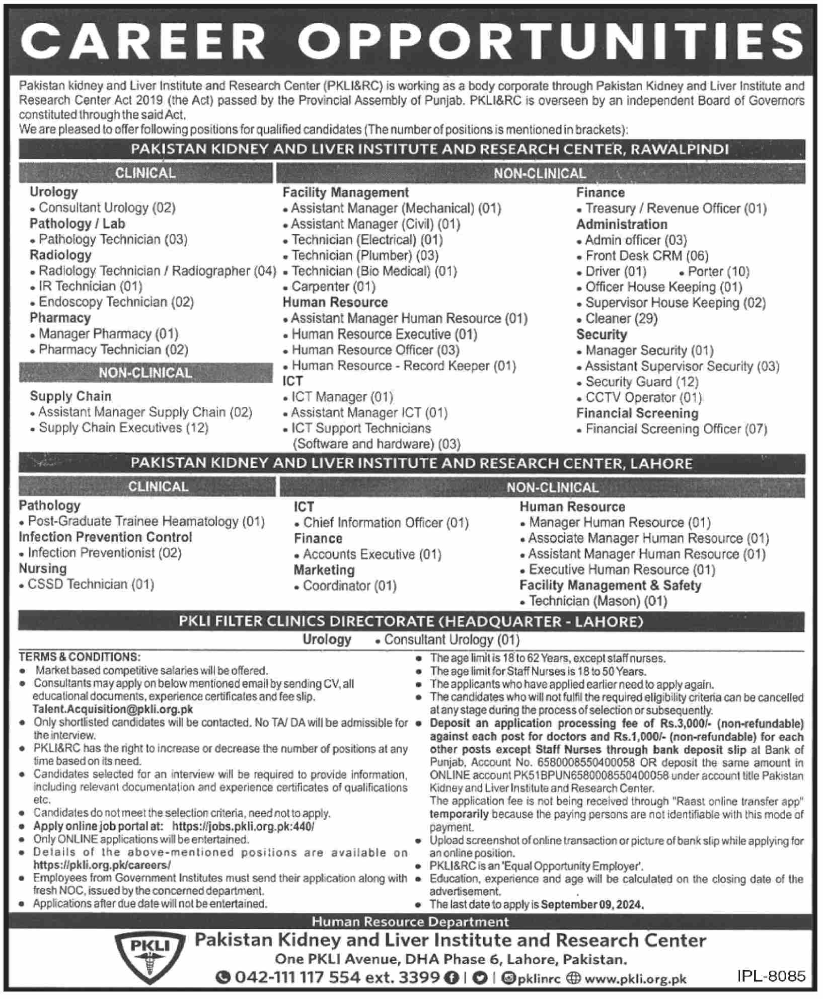 PKLI Jobs