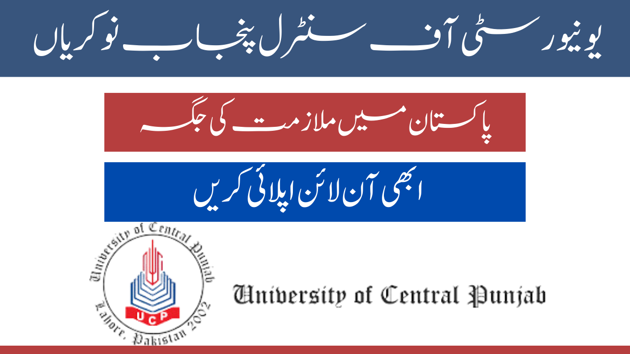 University of Central Punjab Jobs 2024