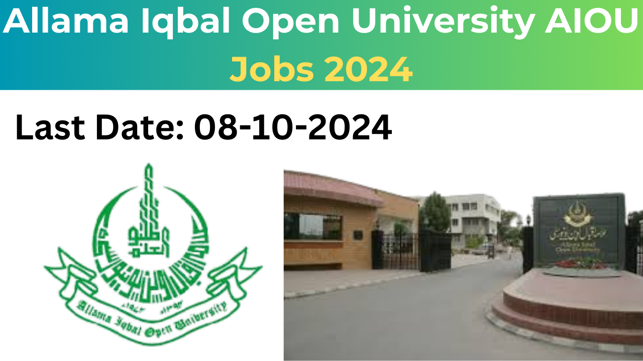 Allama Iqbal Open University Jobs 2024