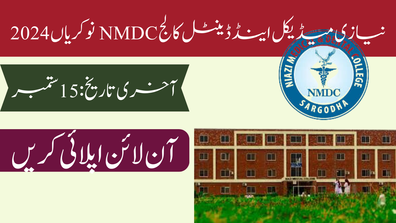 Niazi Medical & Dental College NMDC Jobs 2024