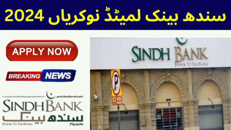 Sindh Bank Limited Jobs 2024