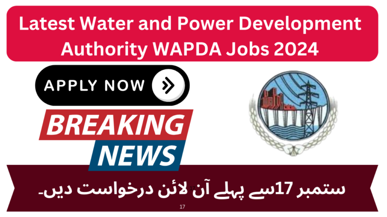 Latest Water and Power Development Authority WAPDA Jobs 2024