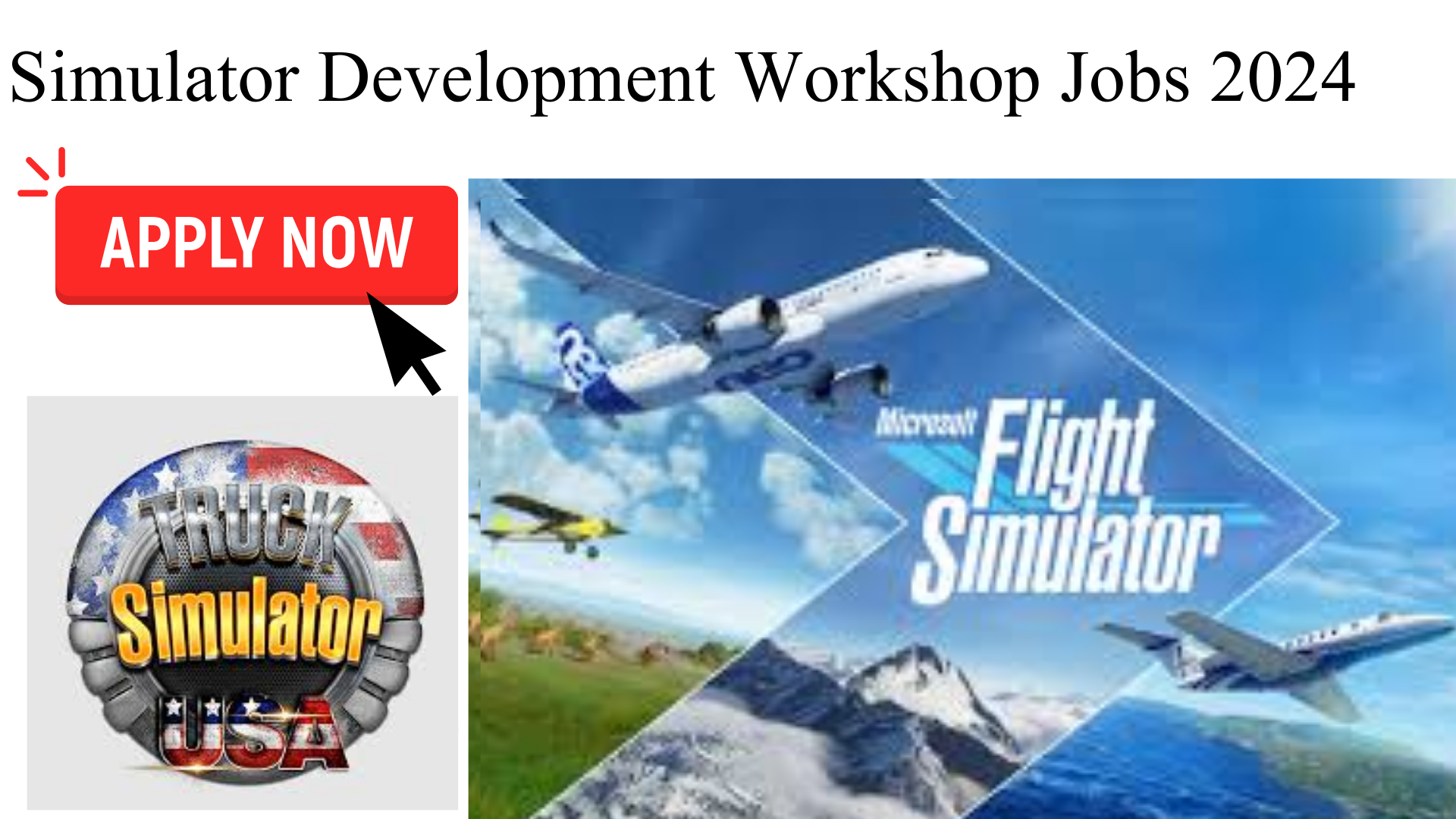 Simulator Development Workshop Jobs 2024